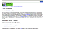 Desktop Screenshot of learninfreedom.org